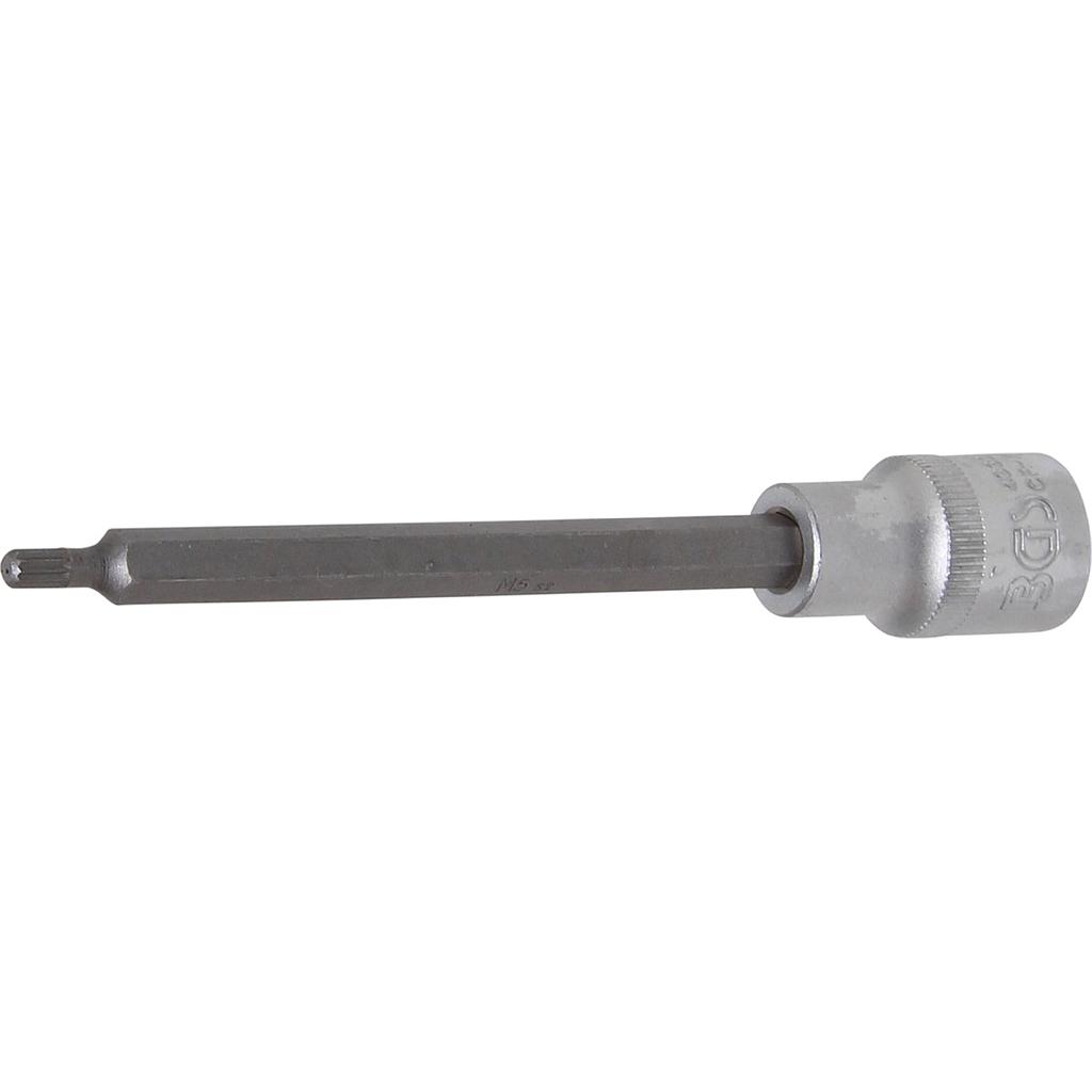 Bit-Einsatz | Länge 140 mm | Antrieb Innenvierkant 12,5 mm (1/2&quot;) | Innenvielzahn (für XZN) M5