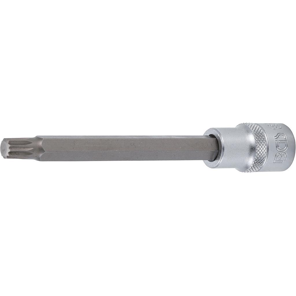 Bit-Einsatz | Länge 140 mm | Antrieb Innenvierkant 12,5 mm (1/2&quot;) | Innenvielzahn (für XZN) M9