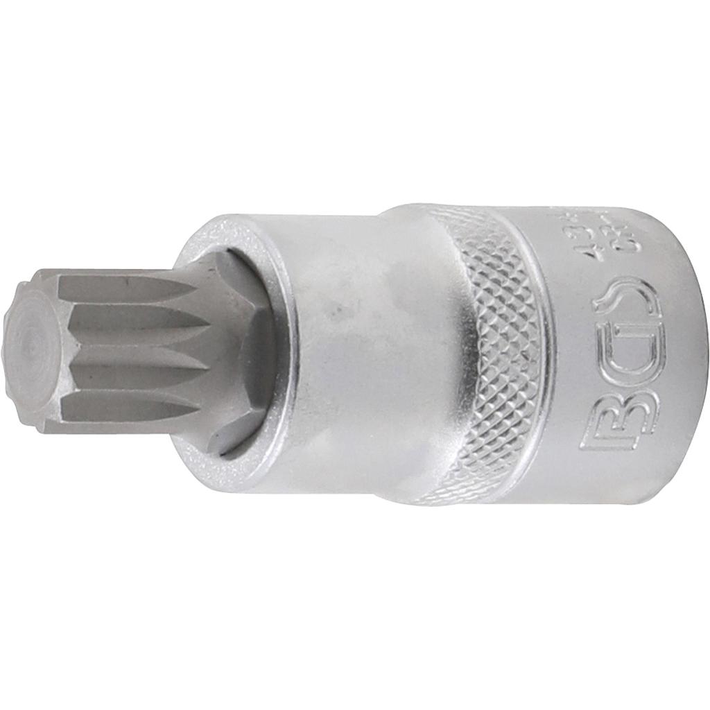 Bit-Einsatz | Antrieb Innenvierkant 12,5 mm (1/2&quot;) | Innenvielzahn (für XZN) M14