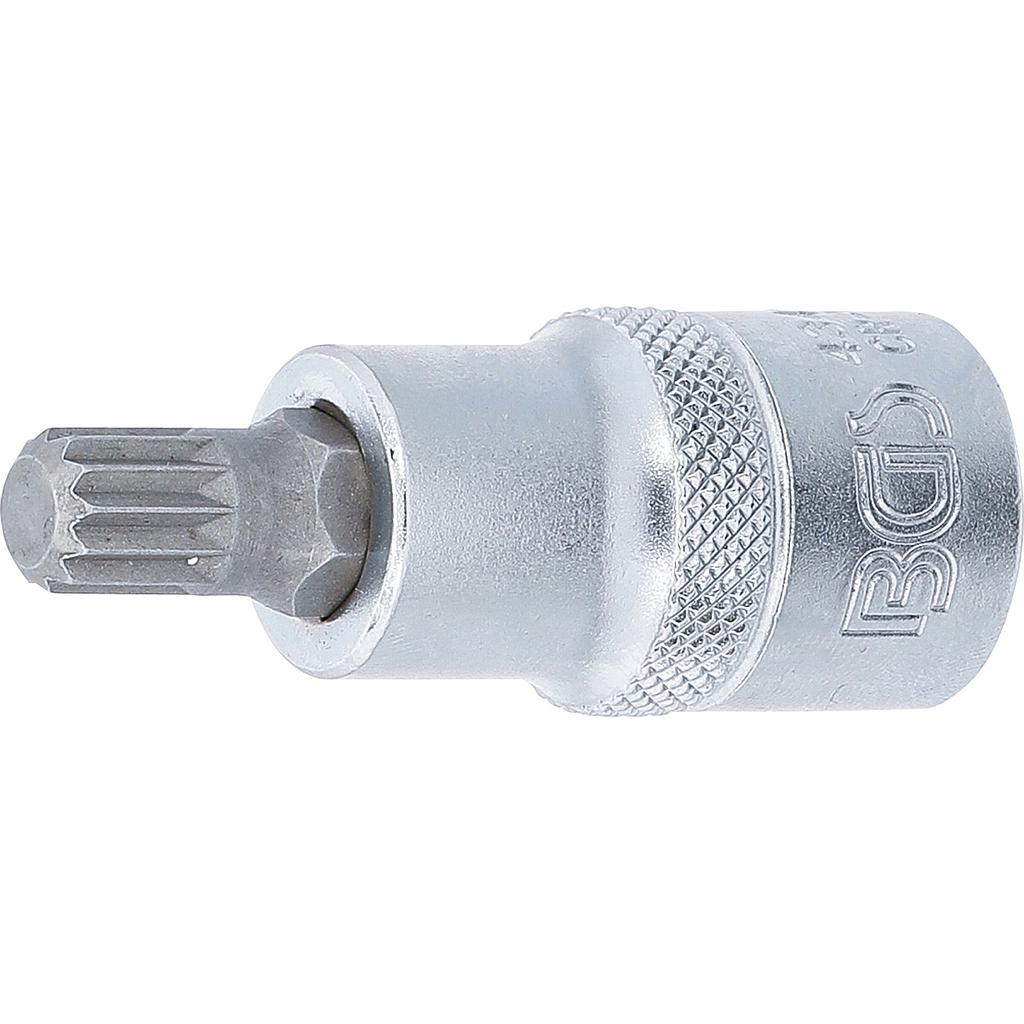 Bit-Einsatz | Antrieb Innenvierkant 12,5 mm (1/2&quot;) | Innenvielzahn (für XZN) M9