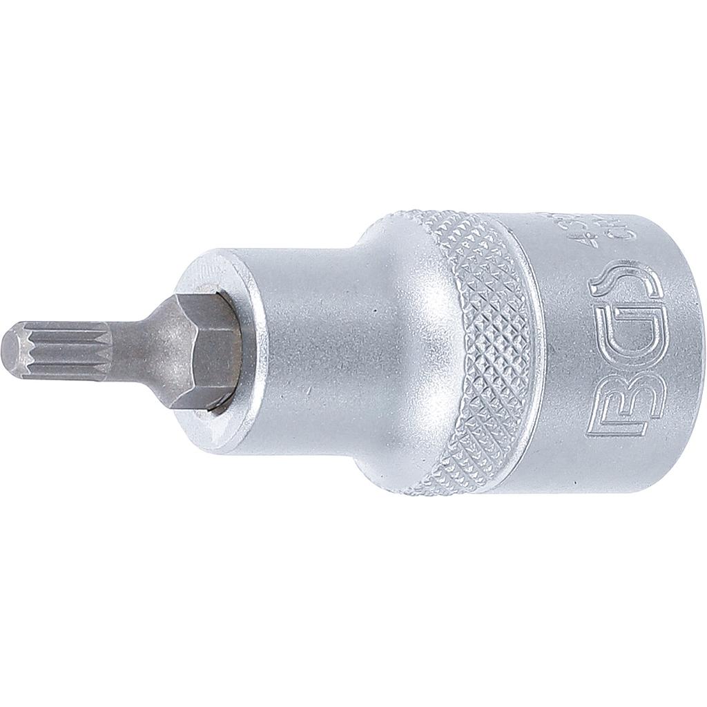 Bit-Einsatz | Antrieb Innenvierkant 12,5 mm (1/2&quot;) | Innenvielzahn (für XZN) M5