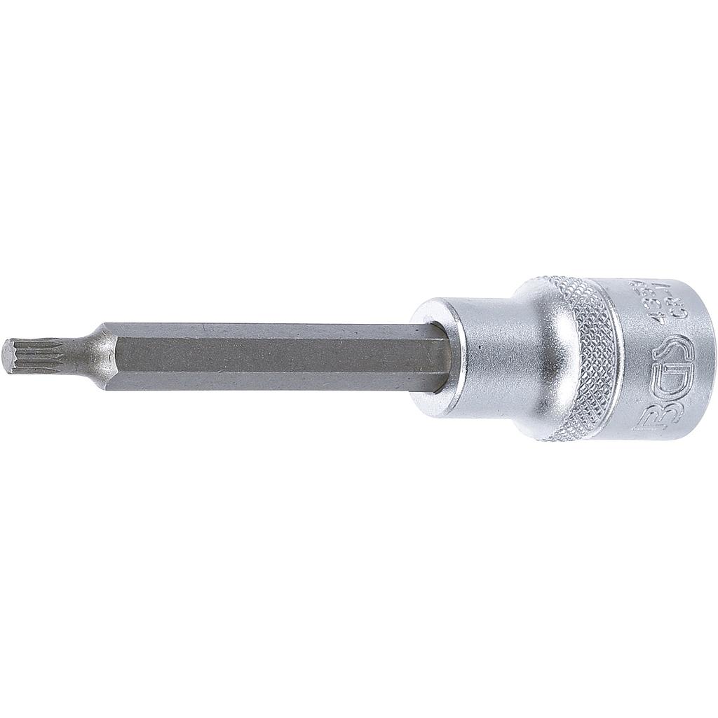 Bit-Einsatz | Länge 100 mm | Antrieb Innenvierkant 12,5 mm (1/2&quot;) | Innenvielzahn (für XZN) M5
