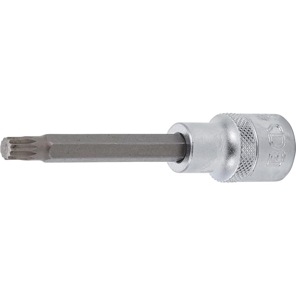 Bit-Einsatz | Länge 100 mm | Antrieb Innenvierkant 12,5 mm (1/2&quot;) | Innenvielzahn (für XZN) M8