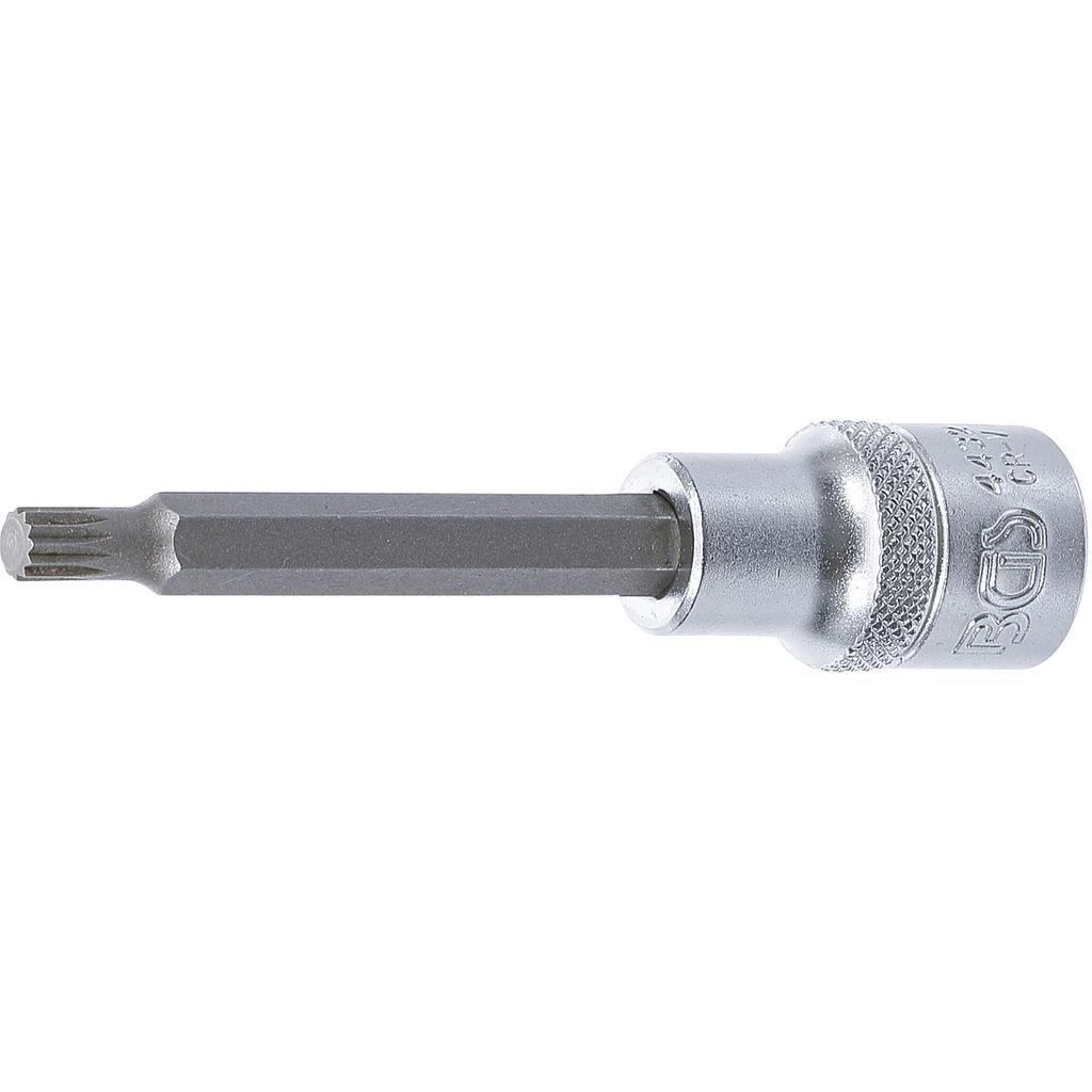 Bit-Einsatz | Länge 100 mm | Antrieb Innenvierkant 12,5 mm (1/2&quot;) | Innenvielzahn (für XZN) M7