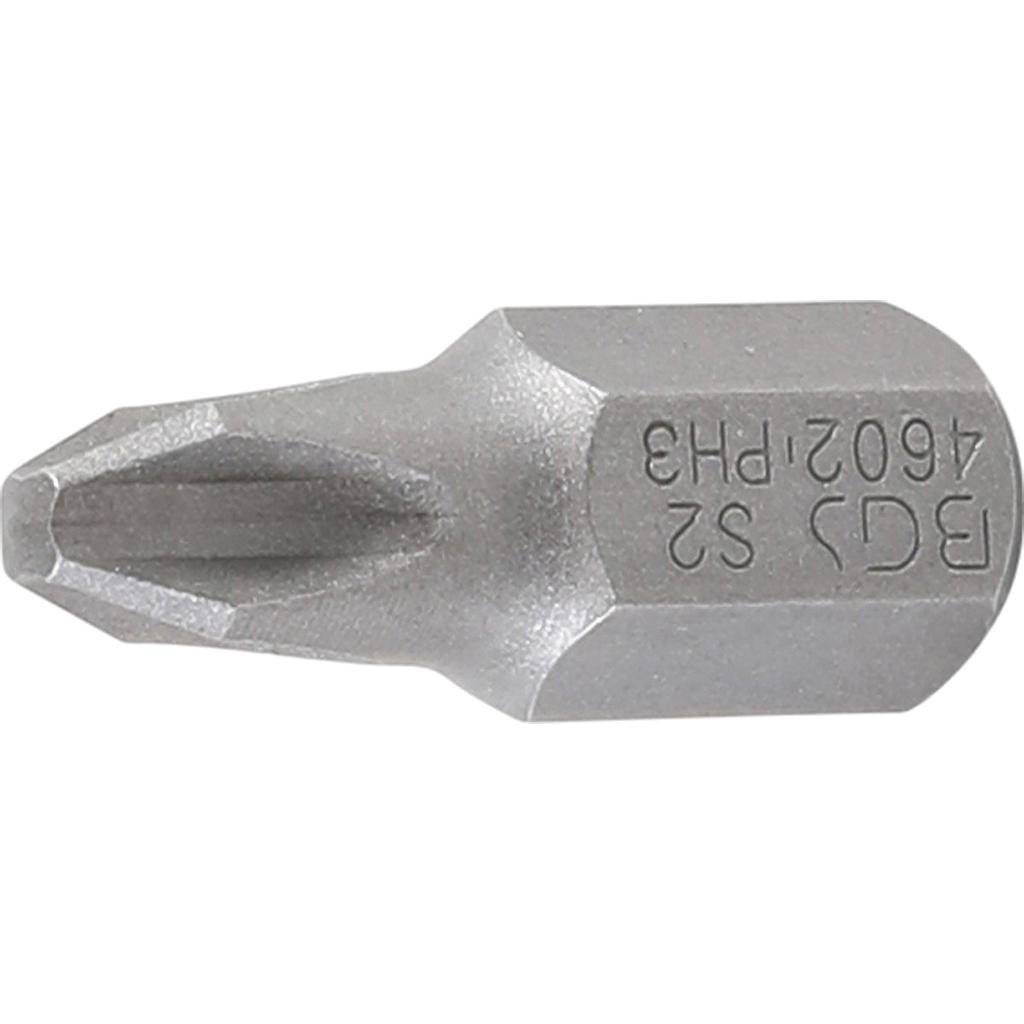 Bit | Antrieb Außensechskant 10 mm (3/8&quot;) | Kreuzschlitz PH3