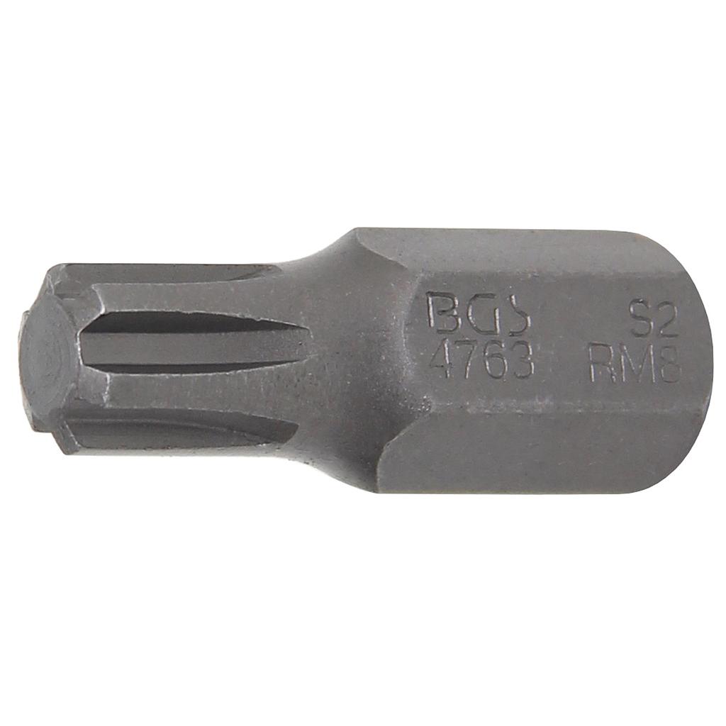 Bit | Antrieb Außensechskant 10 mm (3/8&quot;) | Keil-Profil (für RIBE) M8