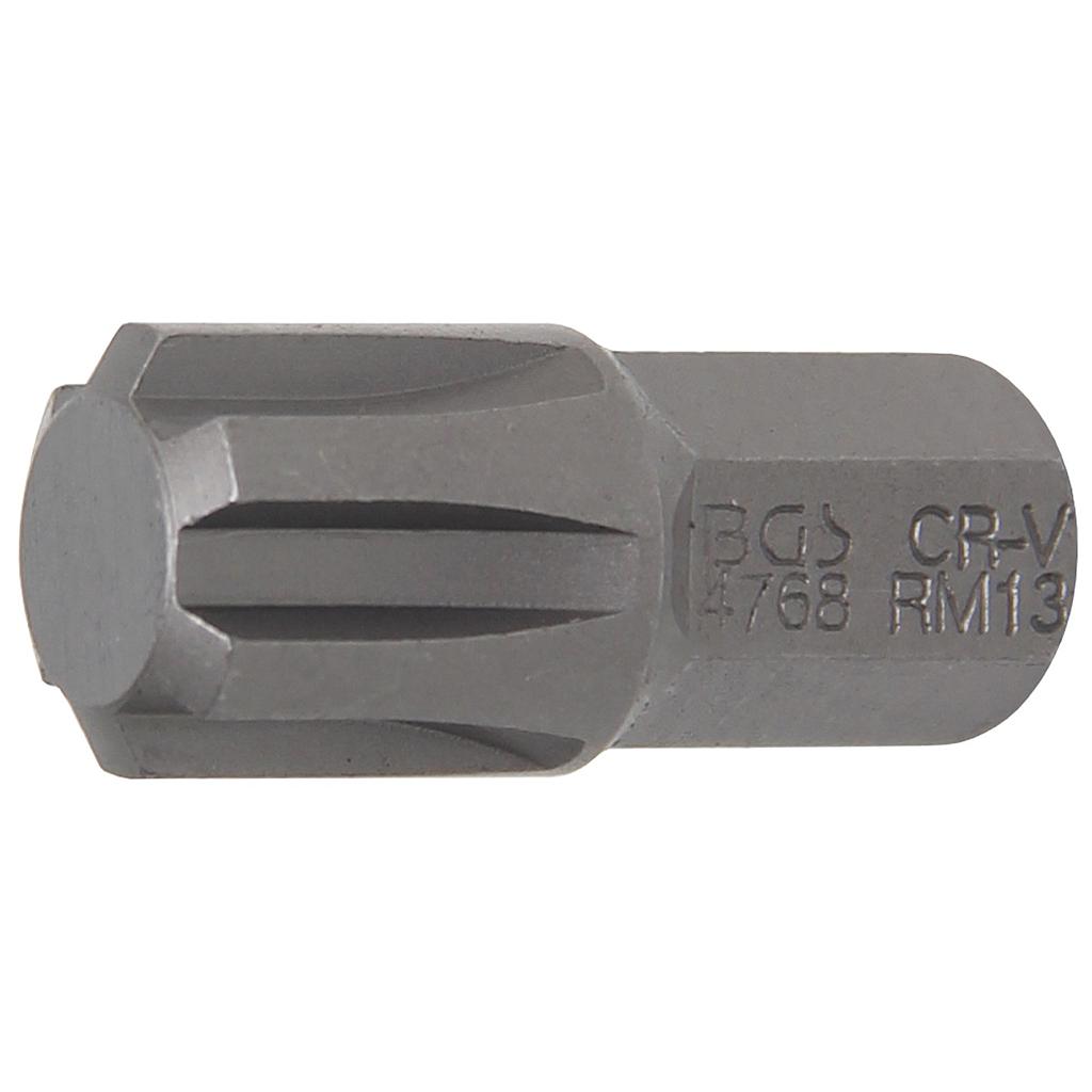 Bit | Antrieb Außensechskant 10 mm (3/8&quot;) | Keil-Profil (für RIBE) M13