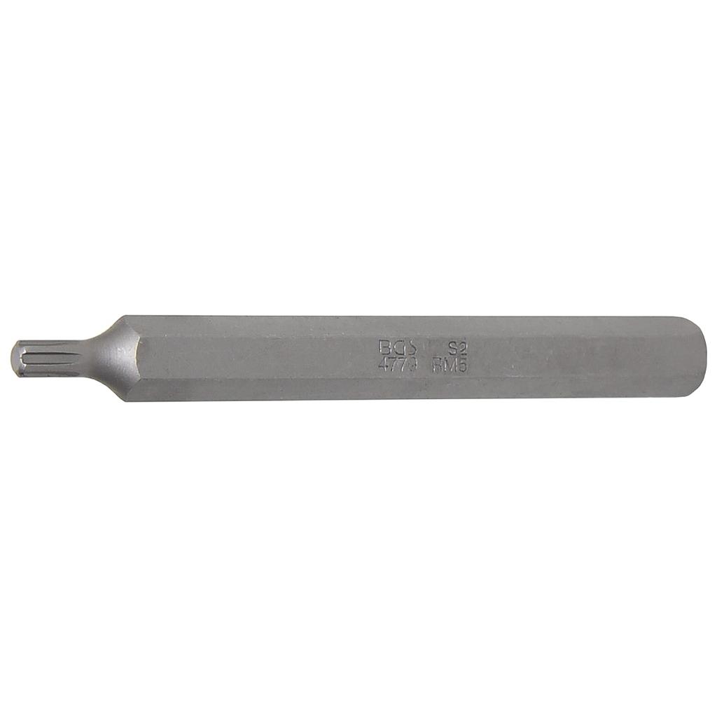 Bit | Länge 100 mm | Antrieb Außensechskant 10 mm (3/8&quot;) | Keil-Profil (für RIBE) M5