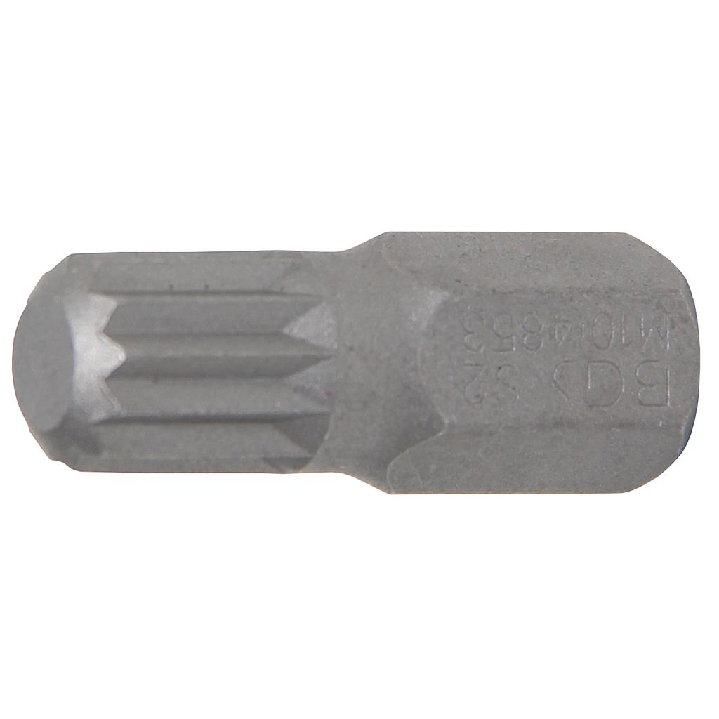 Bit | Antrieb Außensechskant 10 mm (3/8&quot;) | Innenvielzahn (für XZN) M10