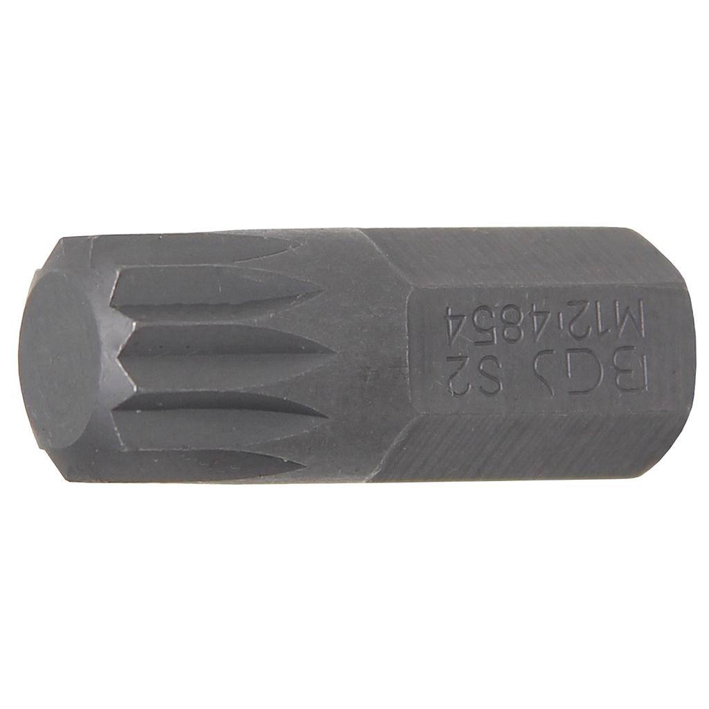 Bit | Antrieb Außensechskant 10 mm (3/8&quot;) | Innenvielzahn (für XZN) M12