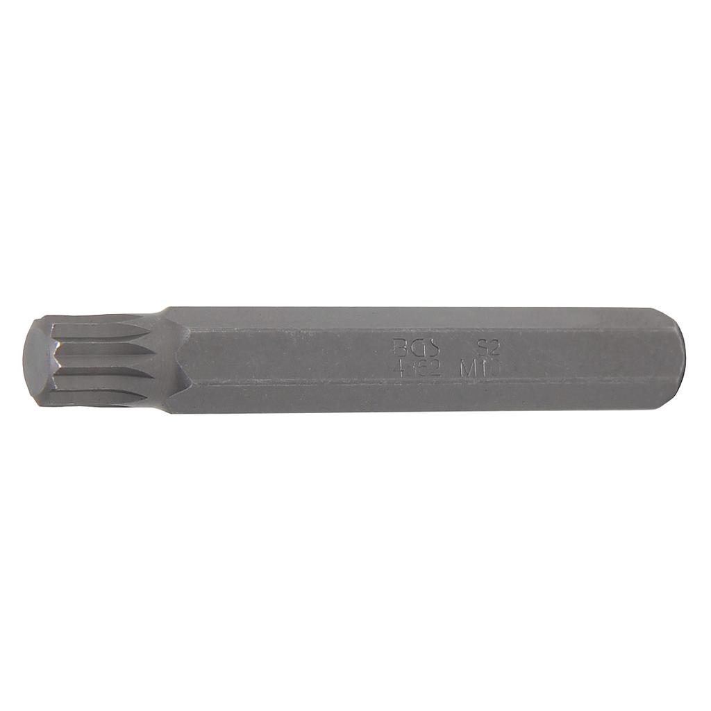 Bit | Länge 75 mm | Antrieb Außensechskant 10 mm (3/8&quot;) | Innenvielzahn (für XZN) M10