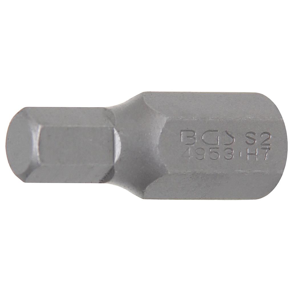 Bit | Antrieb Außensechskant 10 mm (3/8&quot;) | Innensechskant 7 mm