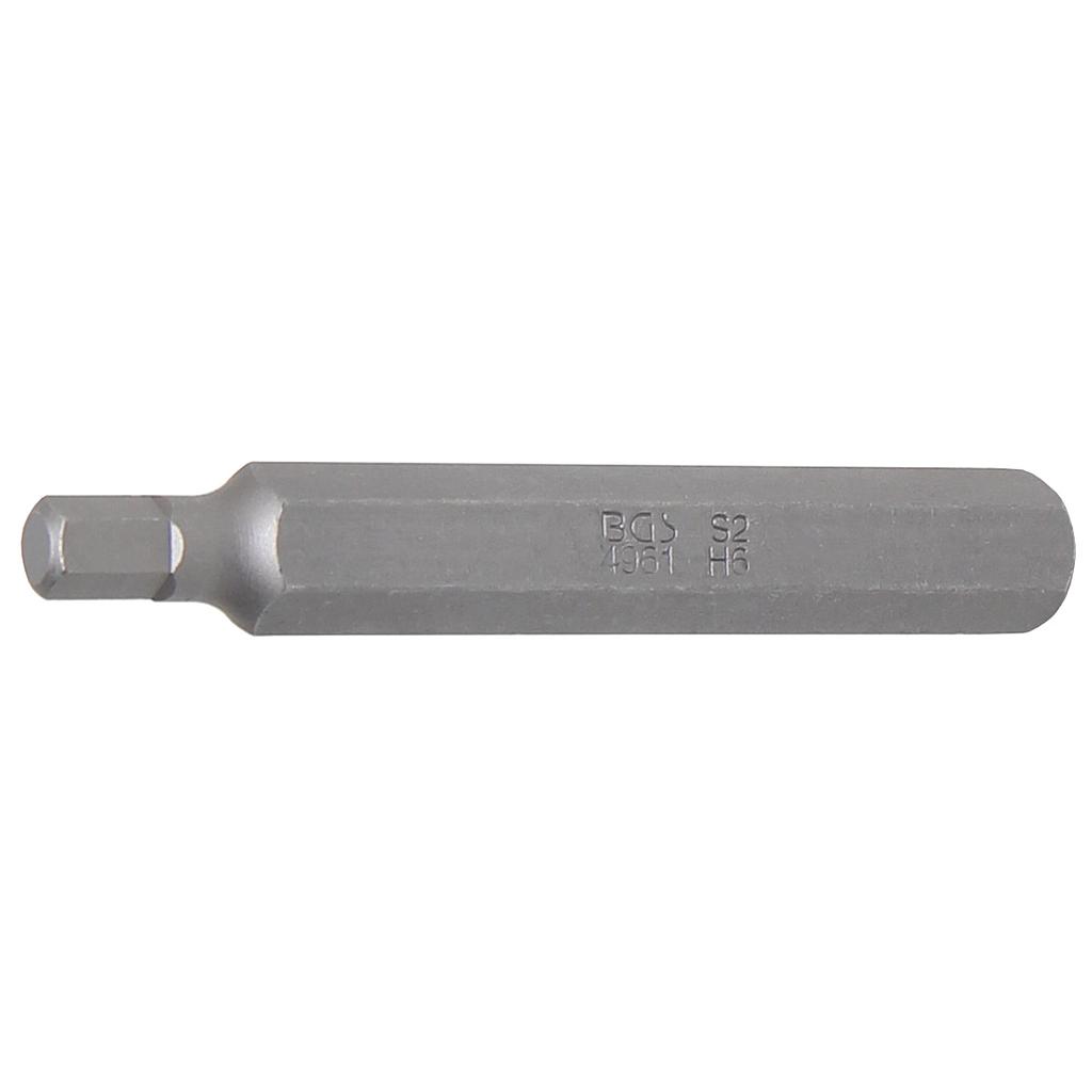Bit | Länge 75 mm | Antrieb Aussensechskant 10 mm (3/8&quot;) | Innensechskant 6 mm