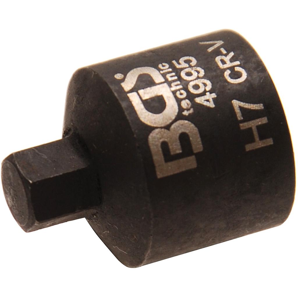 Bremssattel-Einsatz | Innensechskant | extra kurz | 7 mm