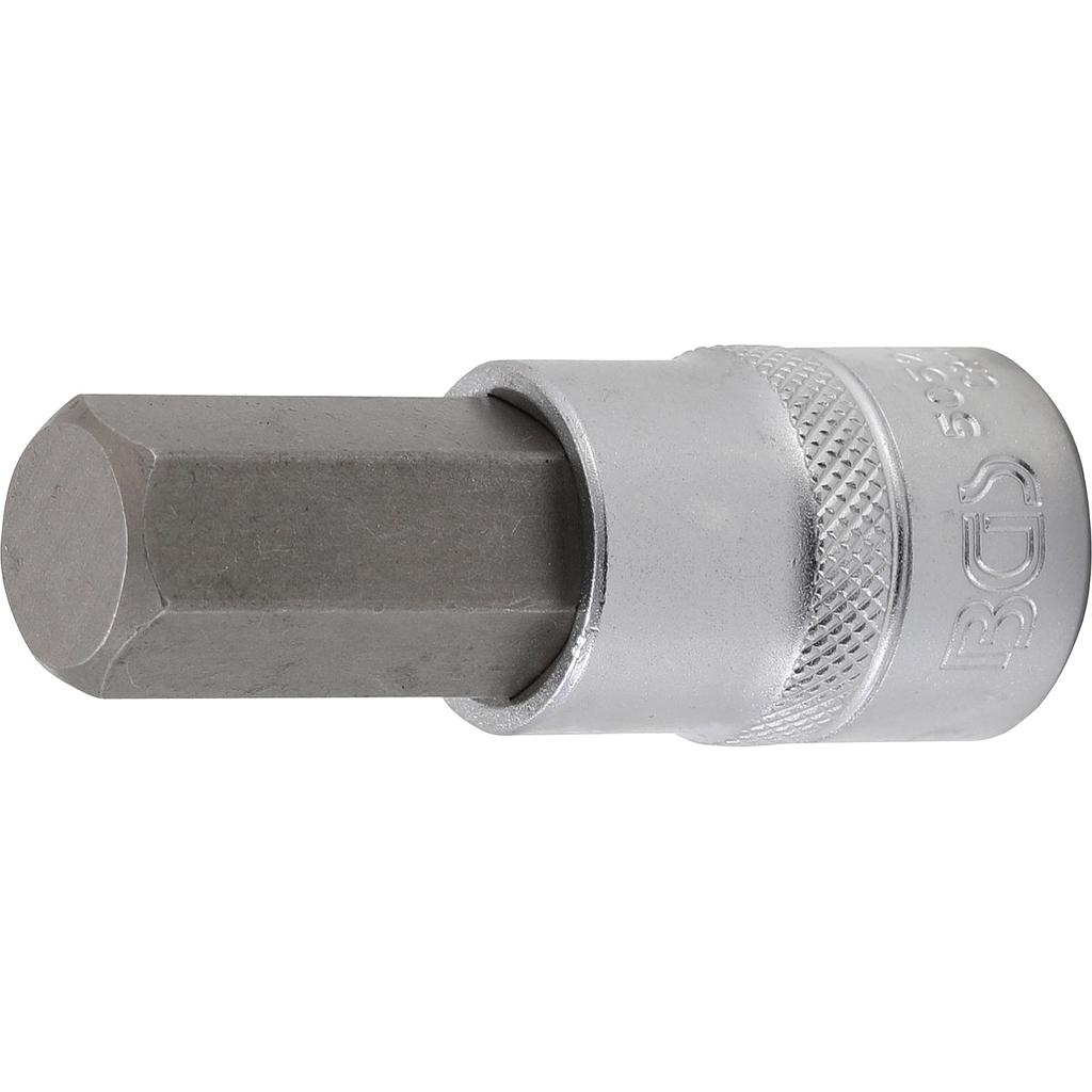 Bit-Einsatz | Antrieb Innenvierkant 12,5 mm (1/2&quot;) | Innensechskant 17 mm