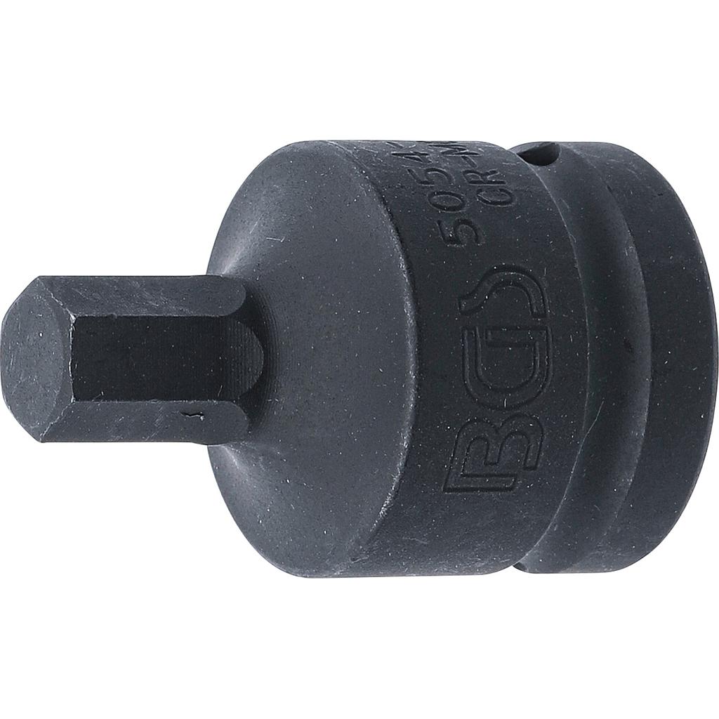 Kraft-Bit-Einsatz | Länge 55 mm | Antrieb Innenvierkant 20 mm (3/4&quot;) | Innensechskant 12 mm