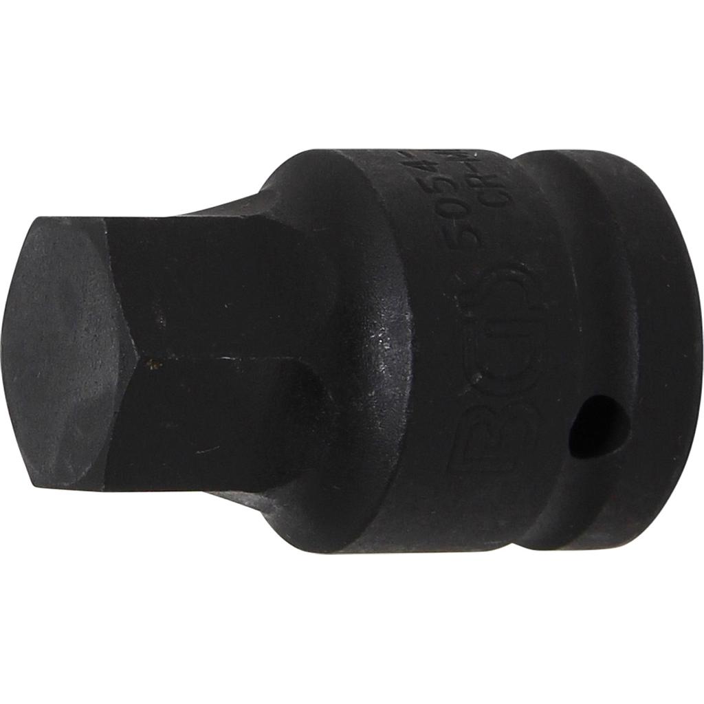 Kraft-Bit-Einsatz | Länge 55 mm | Antrieb Innenvierkant 20 mm (3/4&quot;) | Innensechskant 24 mm