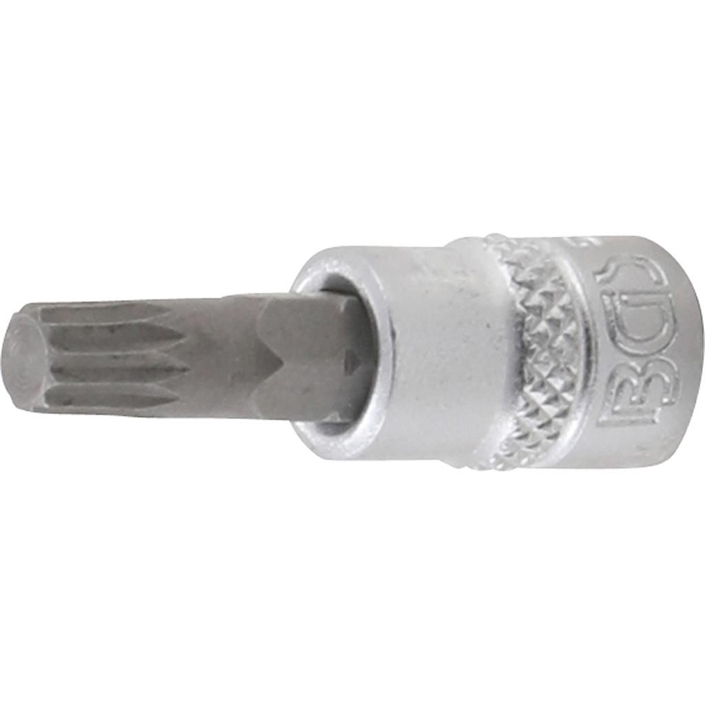 Bit-Einsatz | Antrieb Innenvierkant 6,3 mm (1/4&quot;) | Innenvielzahn (für XZN) M6