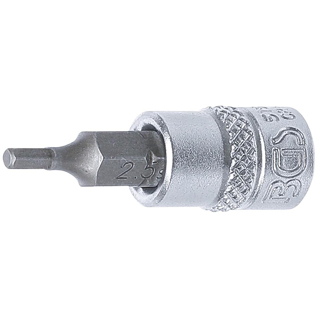 Bit-Einsatz | Antrieb Innenvierkant 6,3 mm (1/4&quot;) | Innensechskant 2,5 mm