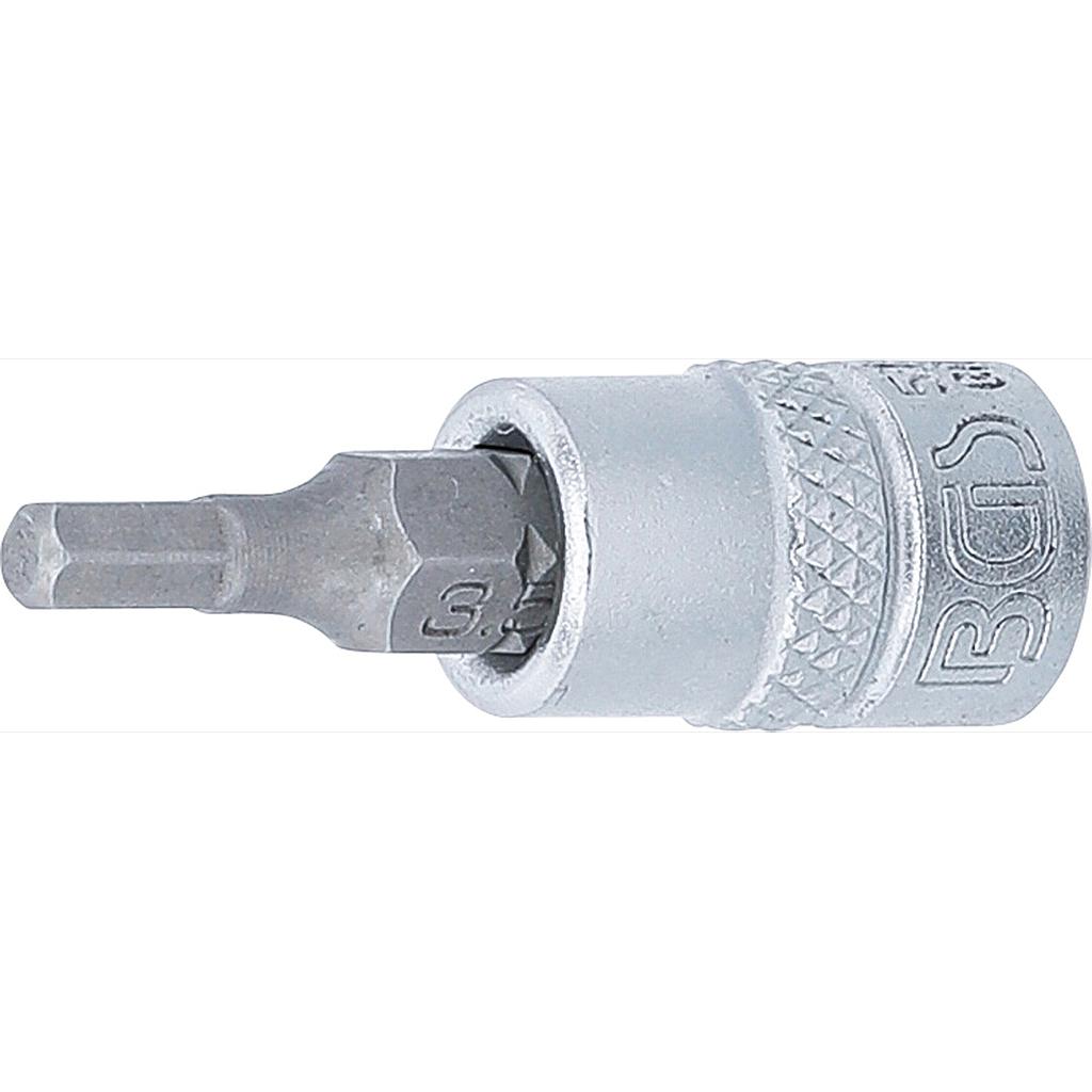 Bit-Einsatz | Antrieb Innenvierkant 6,3 mm (1/4&quot;) | Innensechskant 3,5 mm