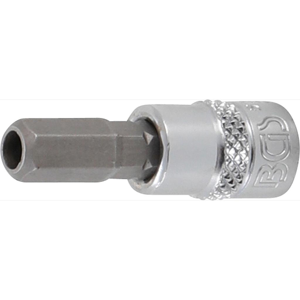 Bit-Einsatz | Antrieb Innenvierkant 6,3 mm (1/4&quot;) | Innensechskant mit Bohrung 7 mm