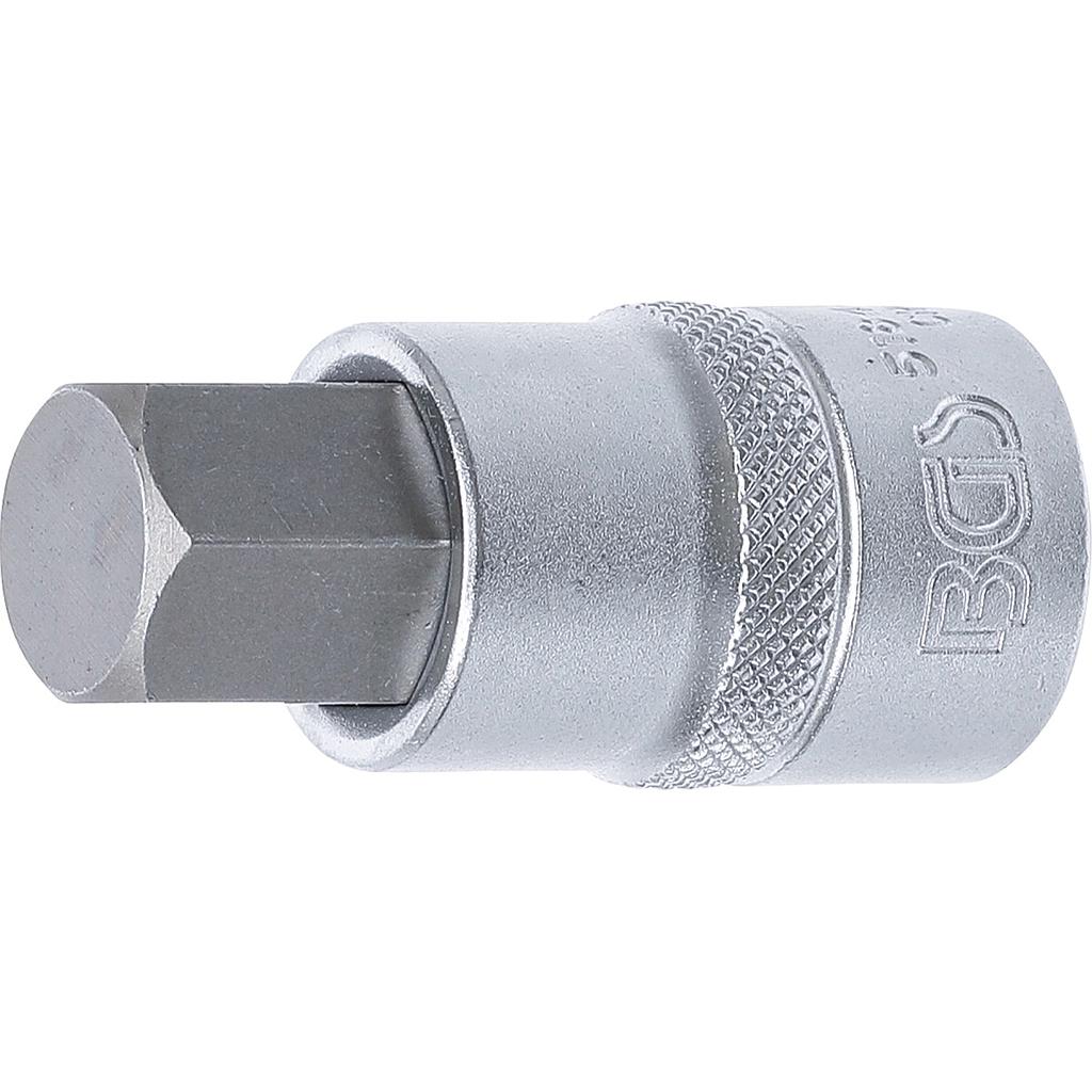 Bit-Einsatz | Antrieb Innenvierkant 12,5 mm (1/2&quot;) | Innensechskant 17 mm