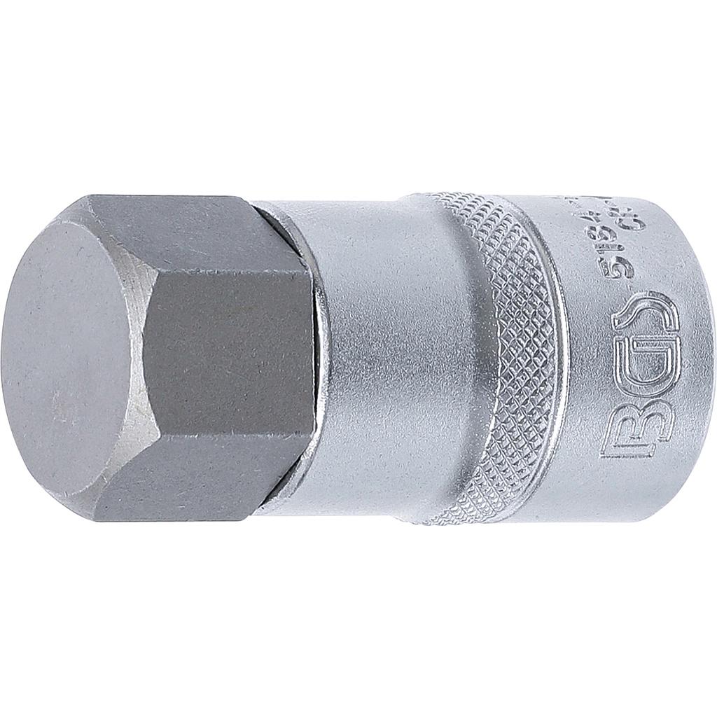 Bit-Einsatz | Antrieb Innenvierkant 12,5 mm (1/2&quot;) | Innensechskant 24 mm