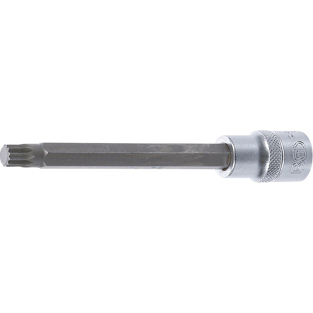 Bit-Einsatz | Länge 140 mm | Antrieb Innenvierkant 12,5 mm (1/2&quot;) | Innenvielzahn (für XZN) M10