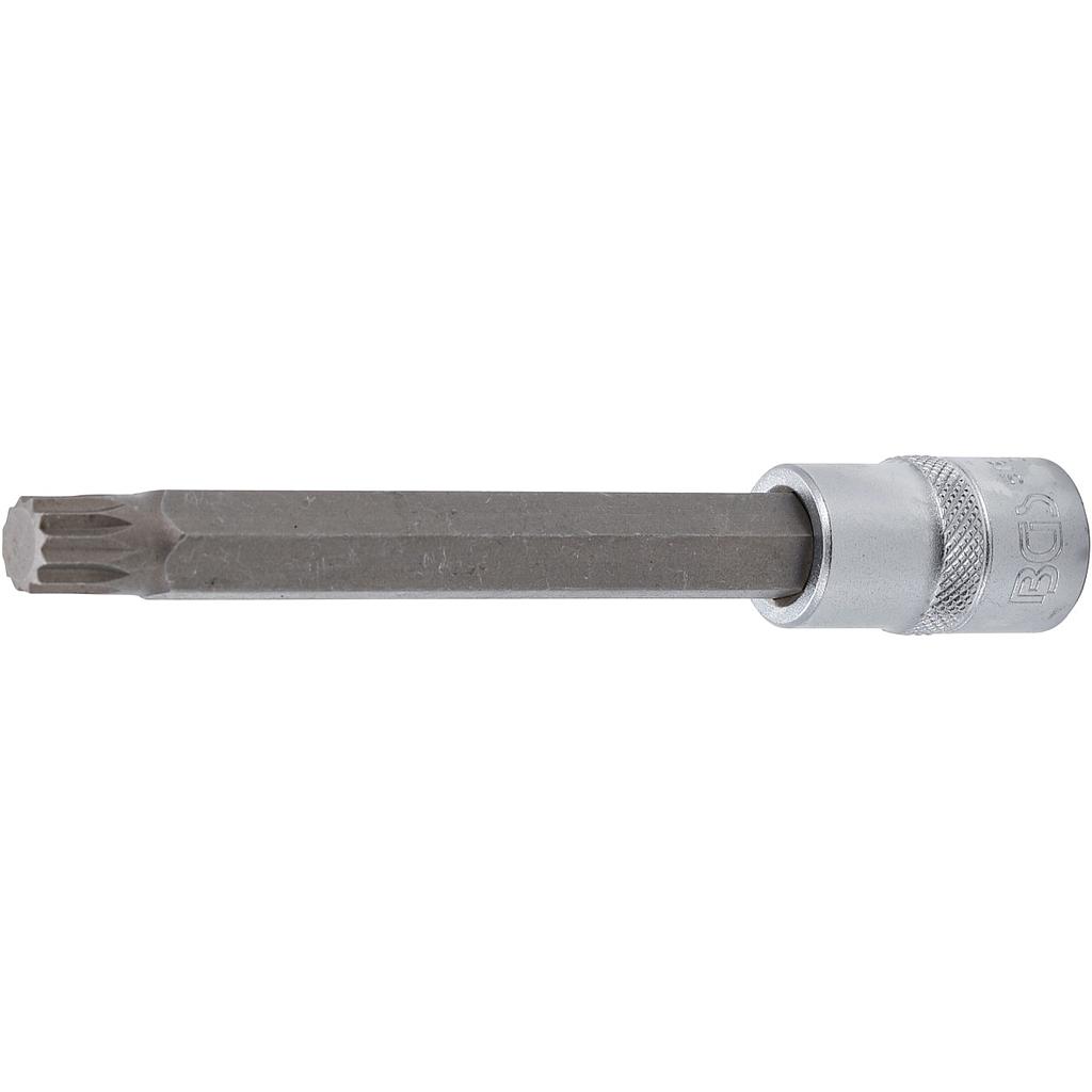 Bit-Einsatz | Länge 140 mm | Antrieb Innenvierkant 12,5 mm (1/2&quot;) | Innenvielzahn (für XZN) M12
