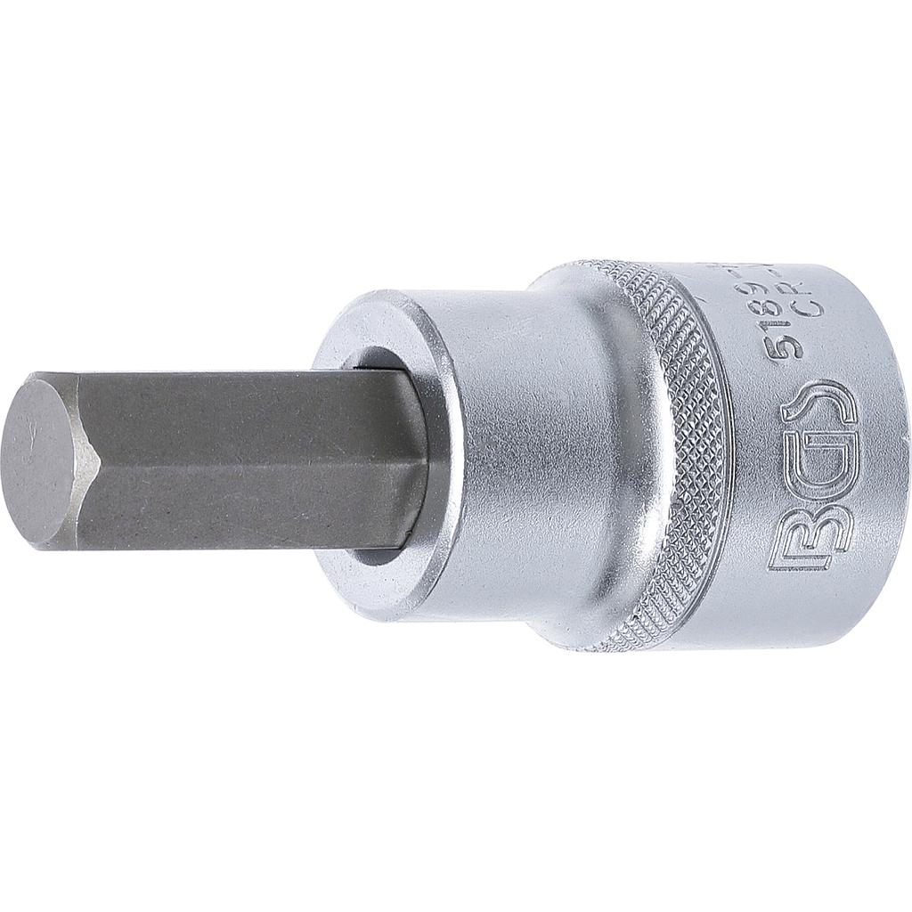 Bit-Einsatz | Antrieb Innenvierkant 20 mm (3/4&quot;) | Innensechskant 17 mm