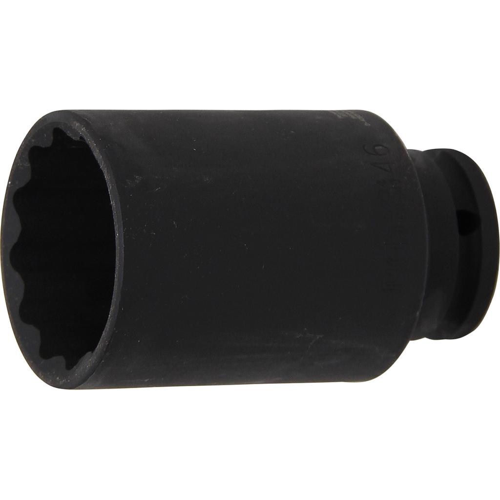 Kraft-Steckschlüssel-Einsatz Zwölfkant | Antrieb Innenvierkant 12,5 mm (1/2&quot;) | SW 46 mm