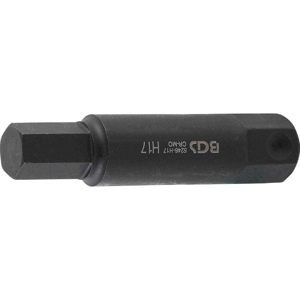 Bit | Länge 100 mm | Antrieb Aussensechskant 22 mm | Innensechskant 17 mm