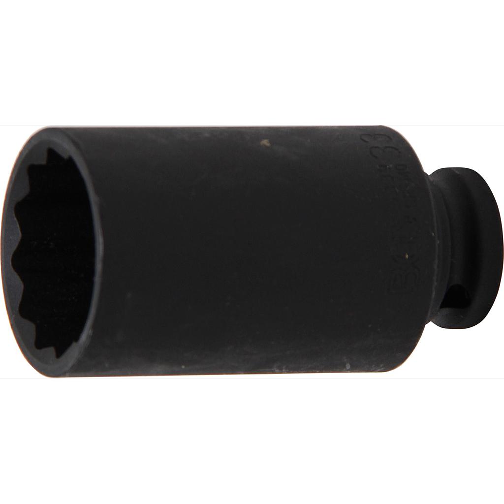 Kraft-Steckschlüssel-Einsatz Zwölfkant | Antrieb Innenvierkant 12,5 mm (1/2&quot;) | SW 33 mm