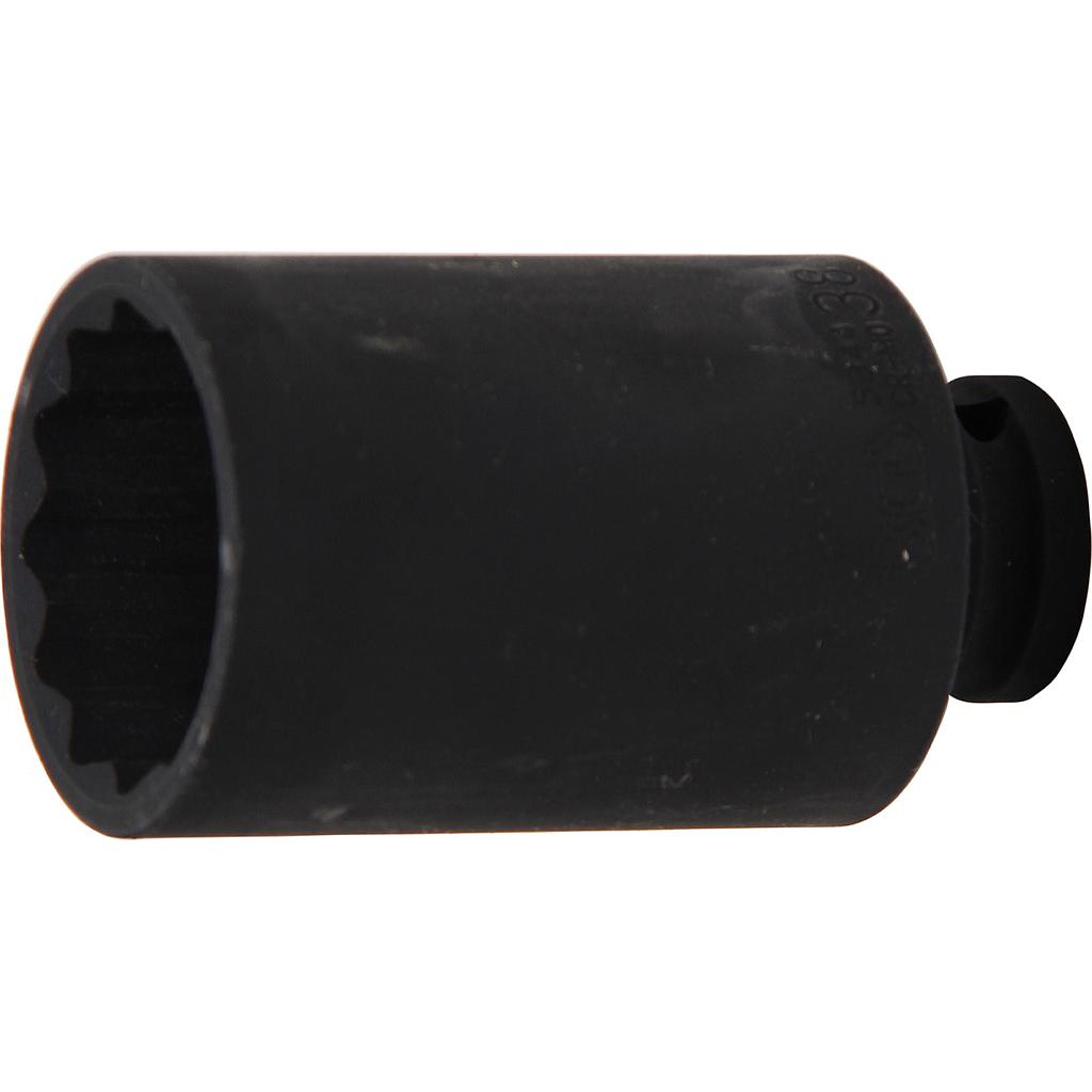 Kraft-Steckschlüssel-Einsatz Zwölfkant | Antrieb Innenvierkant 12,5 mm (1/2&quot;) | SW 38 mm