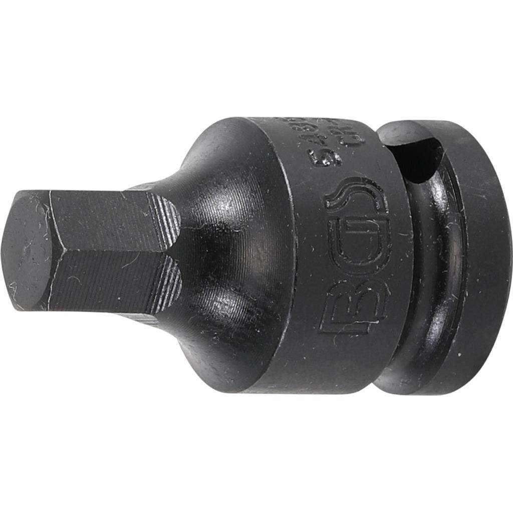 Kraft-Bit-Einsatz | Länge 42 mm | Antrieb Innenvierkant 12,5 mm (1/2&quot;) | Innensechskant 11 mm