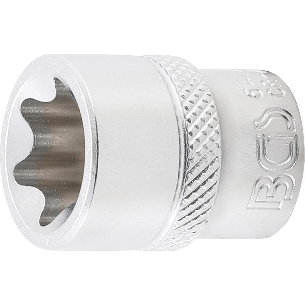 Steckschlüssel-Einsatz E-Profil | Antrieb Innenvierkant 10 mm (3/8&quot;) | SW E18