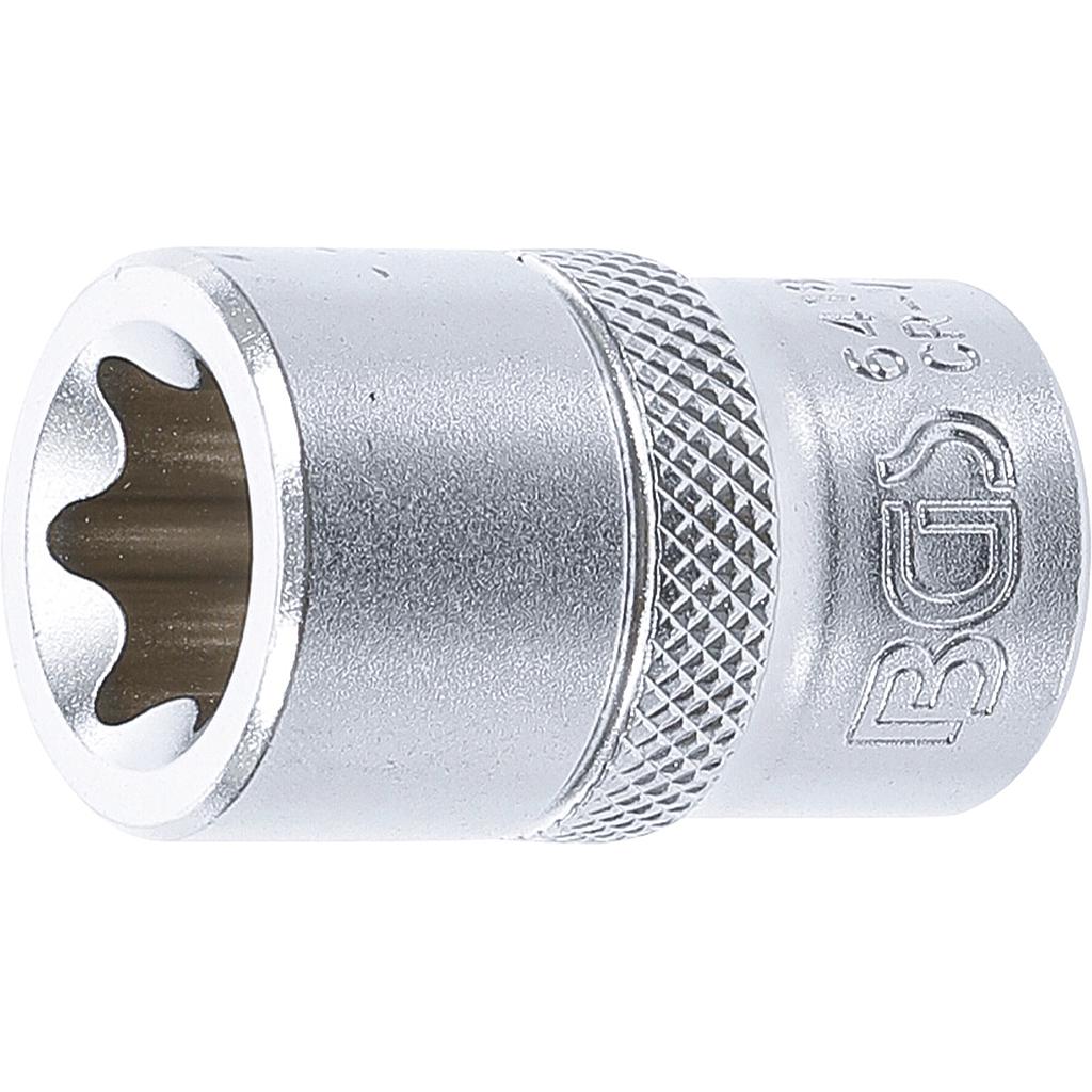 Steckschlüssel-Einsatz E-Profil | Antrieb Innenvierkant 12,5 mm (1/2&quot;) | SW E18