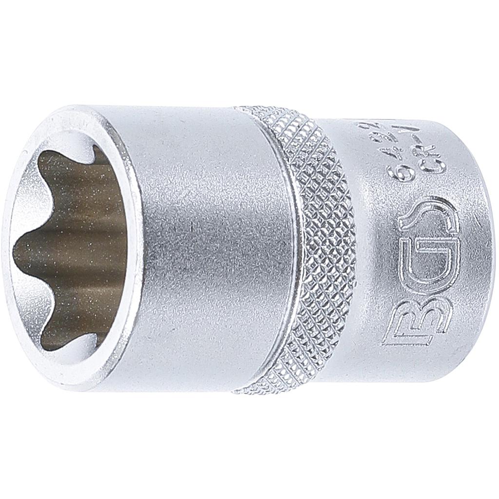 Steckschlüssel-Einsatz E-Profil | Antrieb Innenvierkant 12,5 mm (1/2&quot;) | SW E22