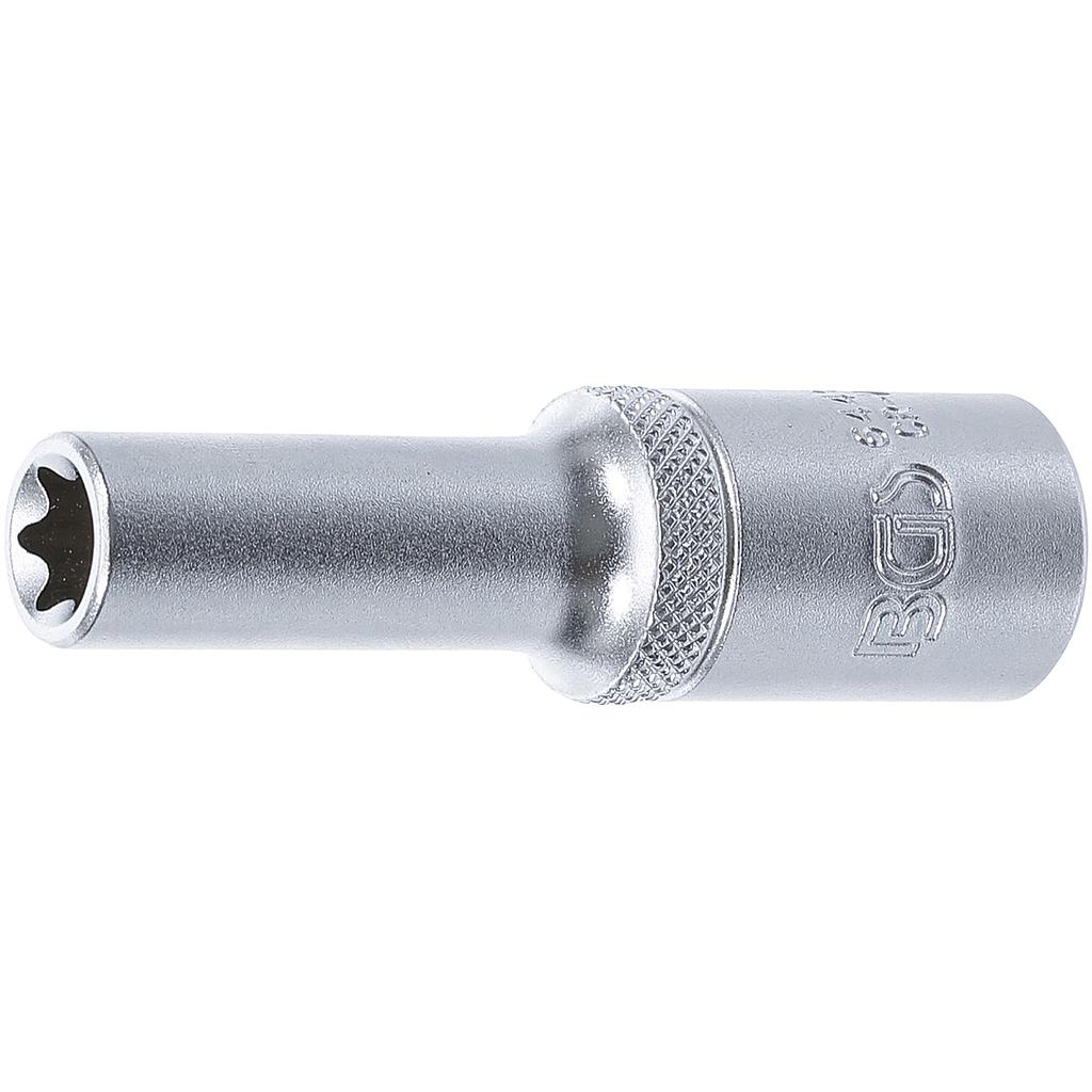 Steckschlüssel-Einsatz E-Profil, tief | Antrieb Innenvierkant 12,5 mm (1/2&quot;) | SW E12