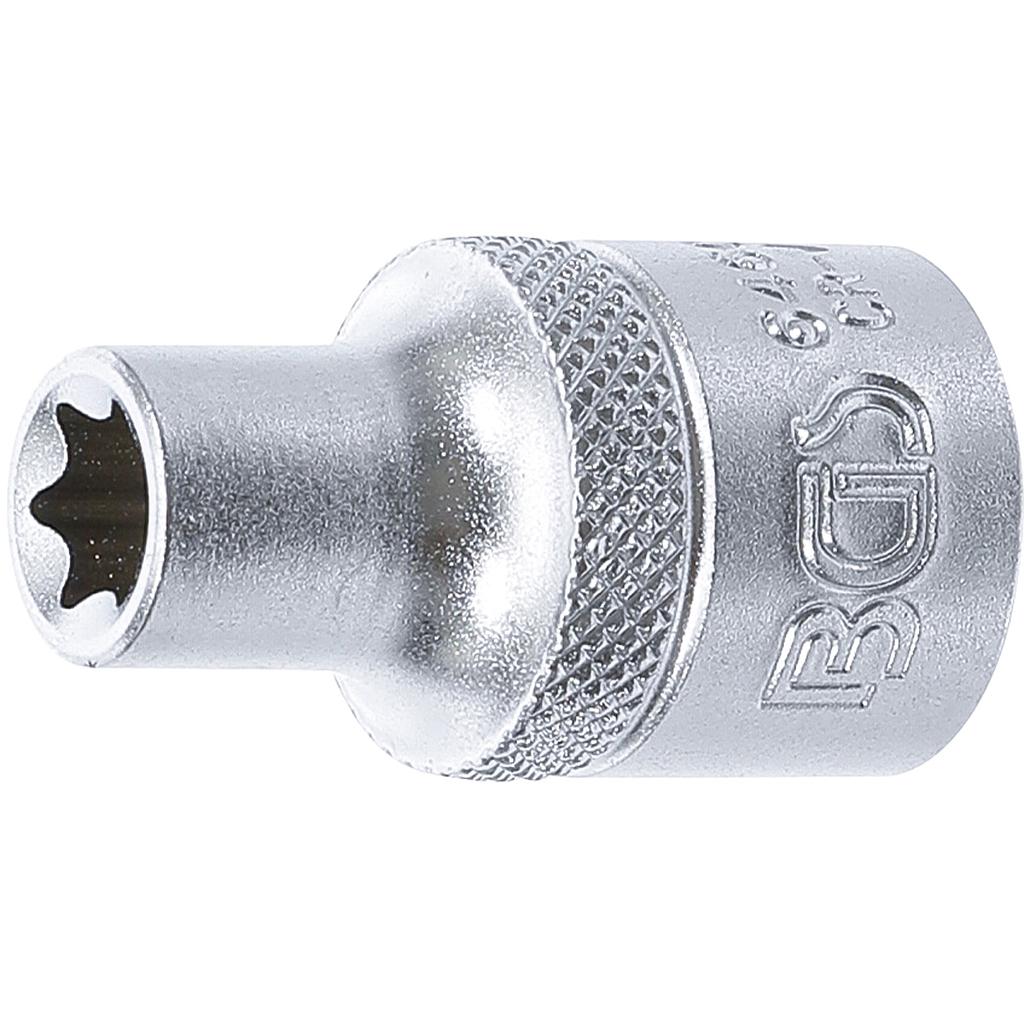 Steckschlüssel-Einsatz E-Profil | Antrieb Innenvierkant 12,5 mm (1/2&quot;) | SW E10