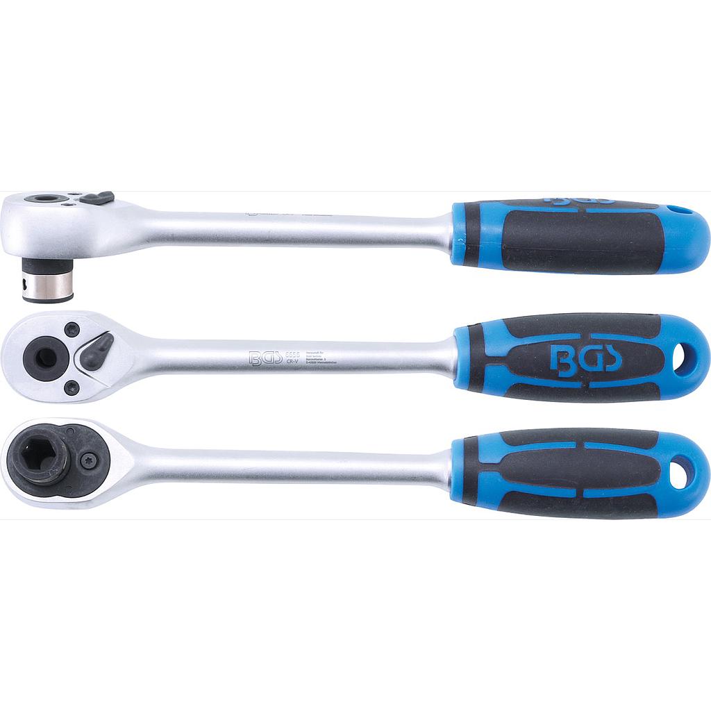 Bit-Knarre | extra lang | Abtrieb Innensechskant 10 mm (3/8&quot;) | 240 mm