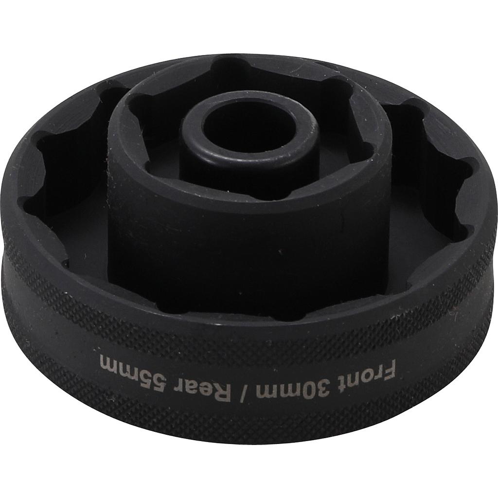 Kraft-Steckschlüssel-Einsatz Sechskant / Zwölfkant | 12,5 mm (1/2&quot;) | für Ducati Radbefestigung | SW 30 / 55 mm