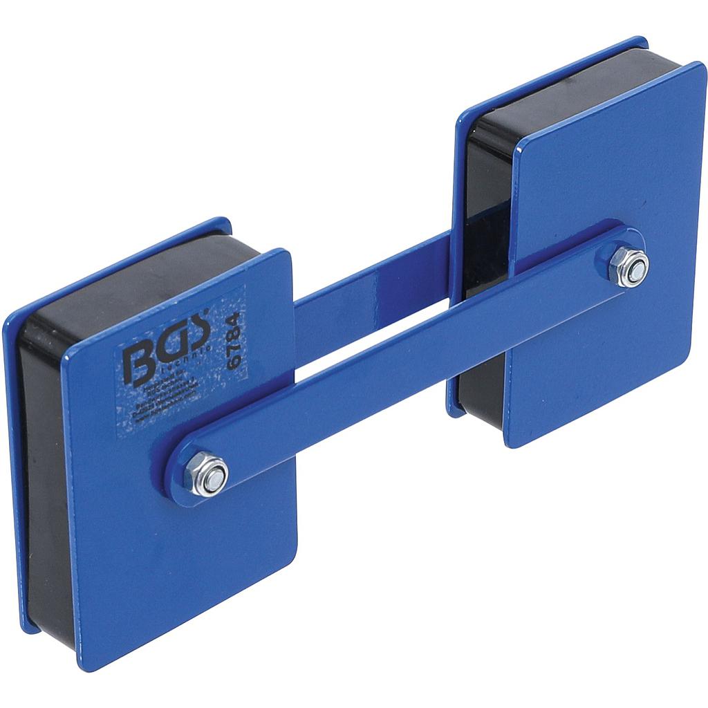 Kraft-Doppelmagnethalter | Winkel einstellbar | 22,7 kg