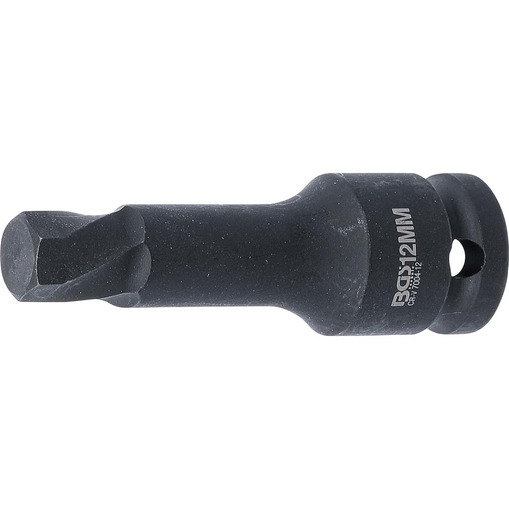 Schraubenausdreher | Antrieb Innenvierkant 12,5 mm (1/2&quot;) | für defekten Innensechskant 12 mm