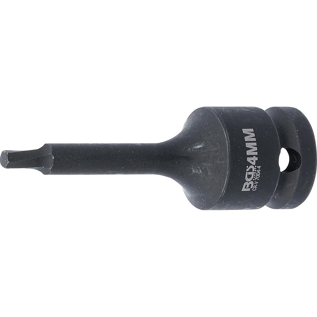 Schraubenausdreher | Antrieb Innenvierkant 12,5 mm (1/2&quot;) | für defekten Innensechskant 4 mm