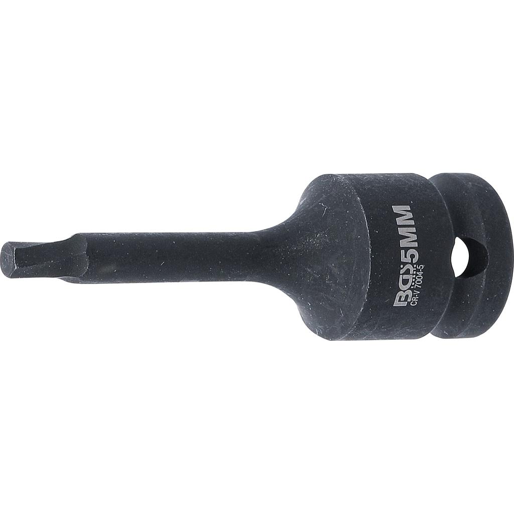 Schraubenausdreher | Antrieb Innenvierkant 12,5 mm (1/2&quot;) | für defekten Innensechskant 5 mm