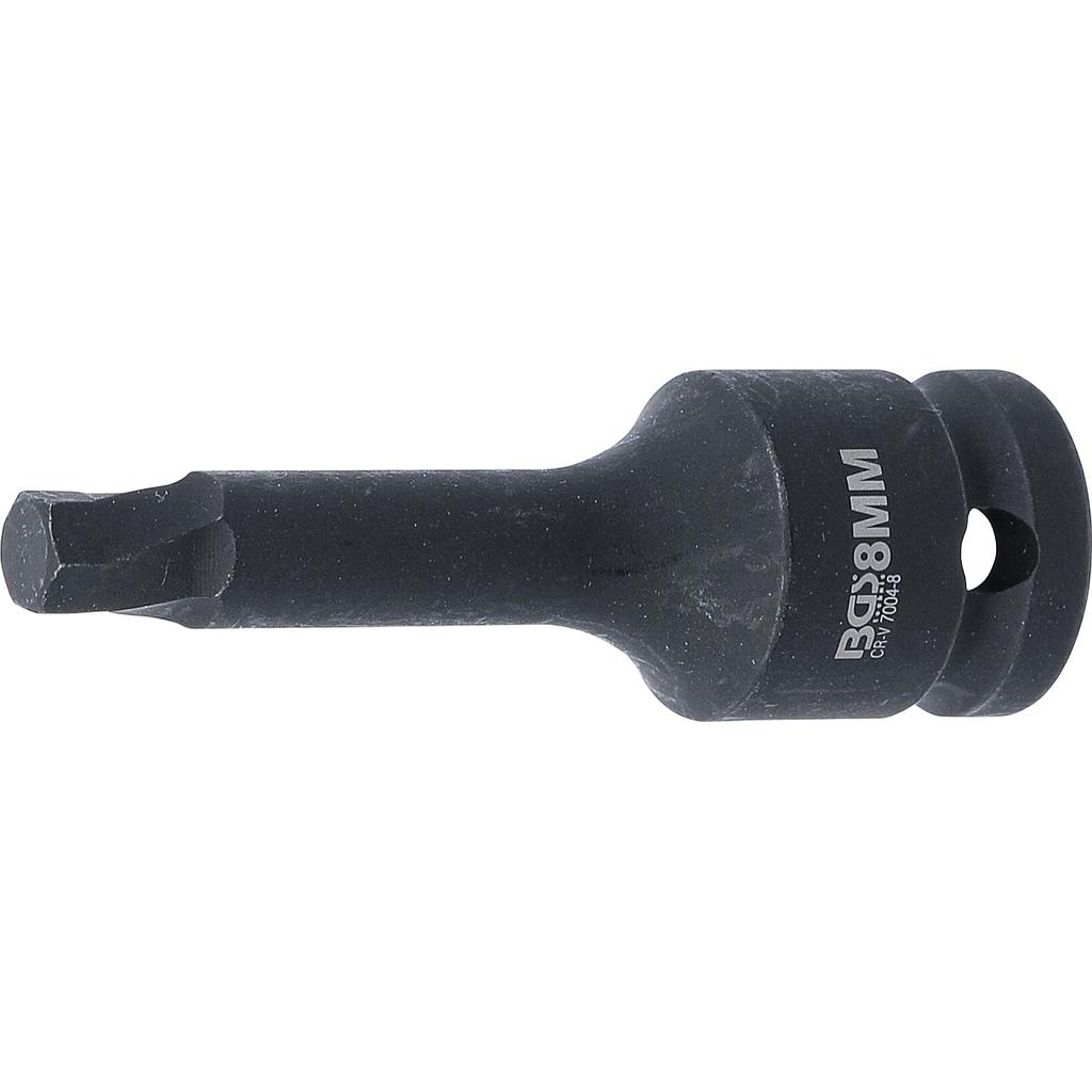 Schraubenausdreher | Antrieb Innenvierkant 12,5 mm (1/2&quot;) | für defekten Innensechskant 8 mm