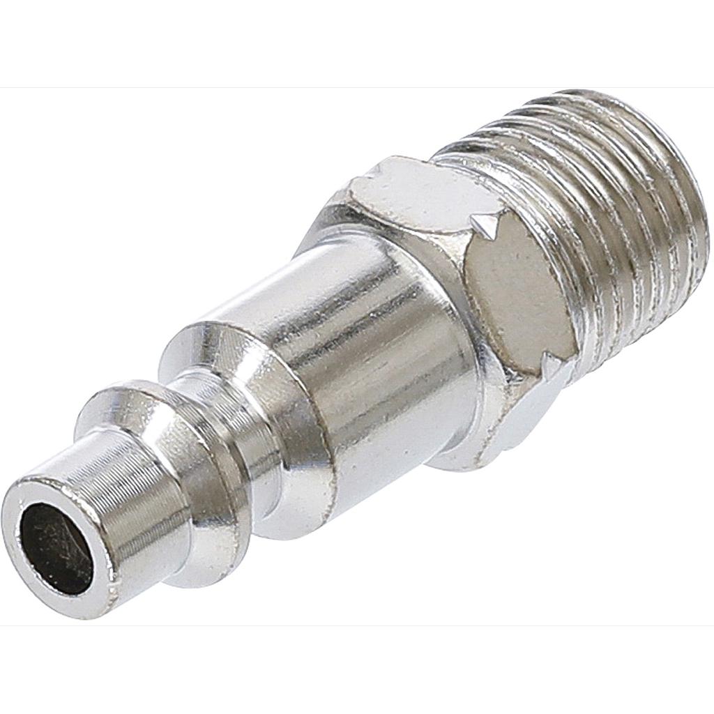 Druckluft-Stecknippel | 6,3 mm (1/4&quot;) Außengewinde | USA / Frankreich