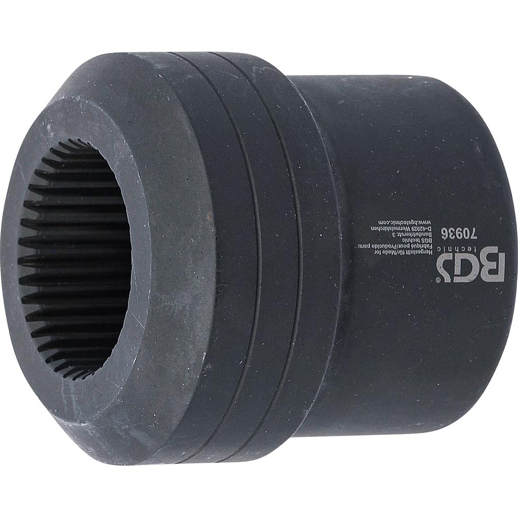 Spezial-Steckschlüssel-Einsatz | Vielzahn | Antrieb Innenvierkant 12,5 mm (1/2&quot;) | für Hinterachs-Eingangswelle | für BMW