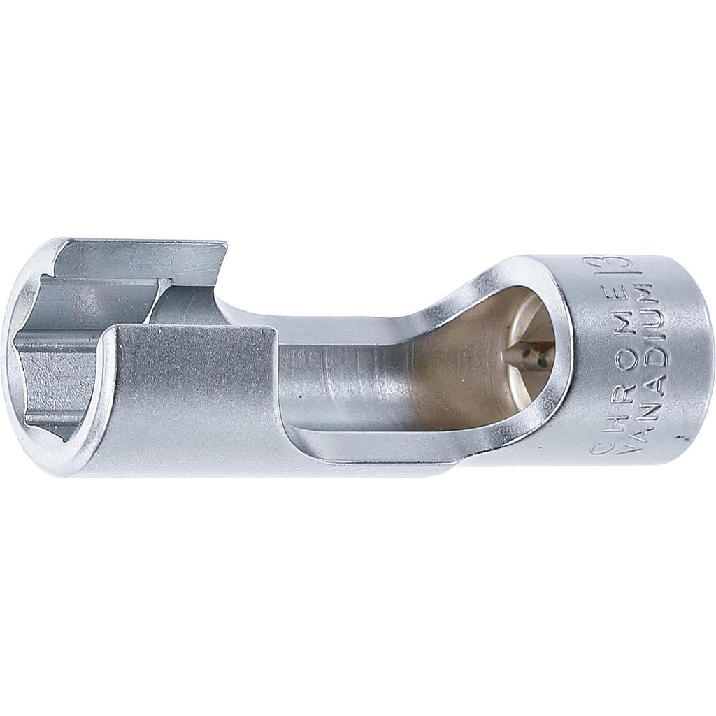 Spezial-Steckschlüssel-Einsatz, geschlitzt | Antrieb Innenvierkant 10 mm (3/8&quot;) | SW 13 mm